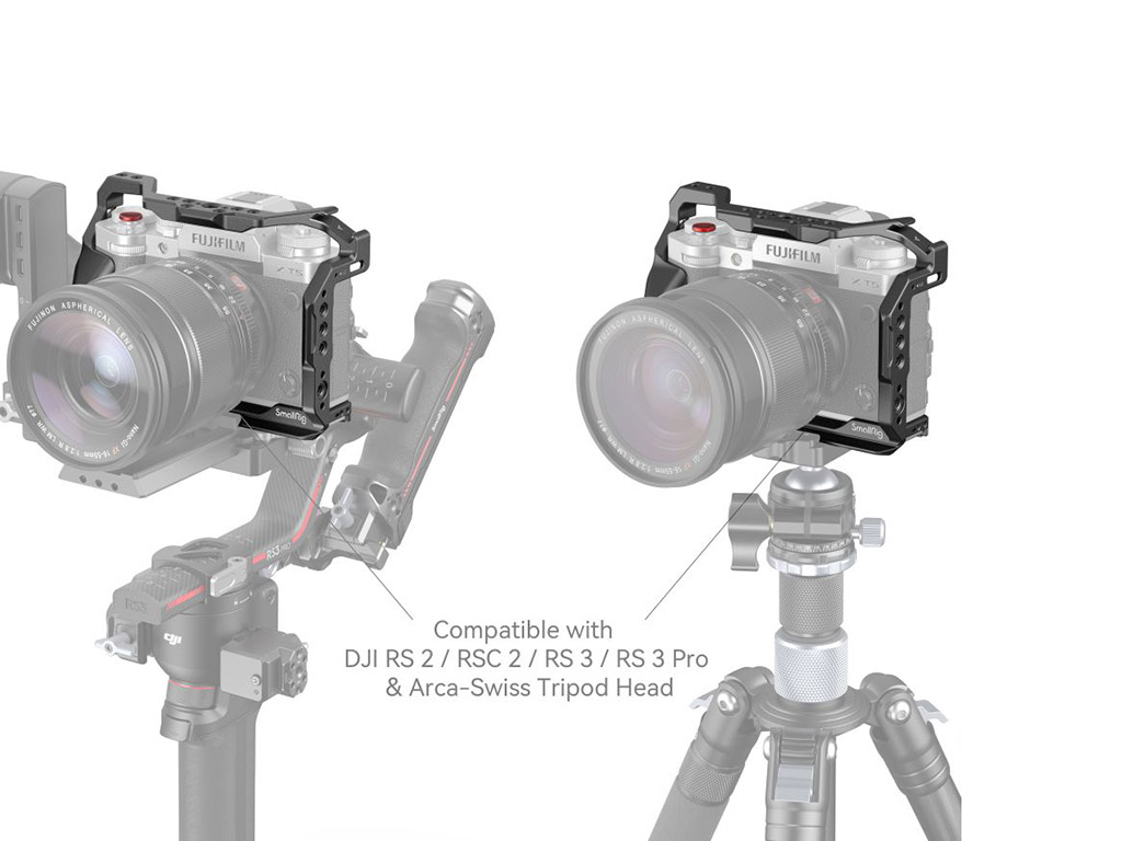 SmallRig 4135 Fujifilm X-T5 Uyumlu Kafes Siyah
