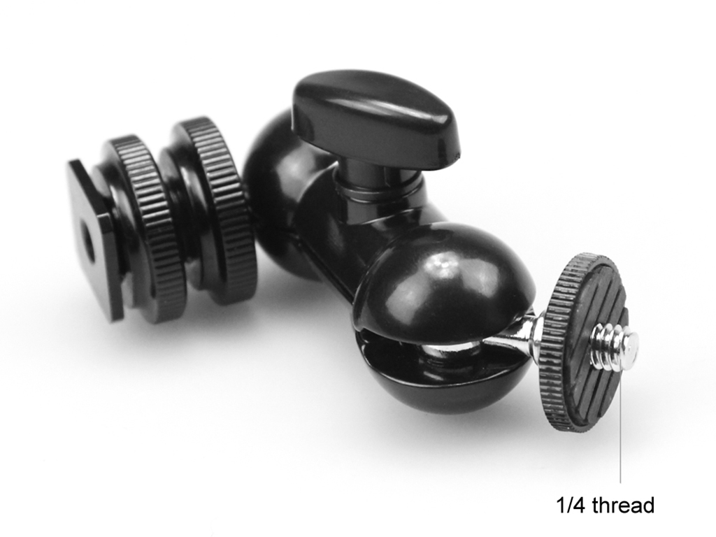 SmallRig 1135 1/4" Cold Shoe Uyumlu Çiftli Top Kafa