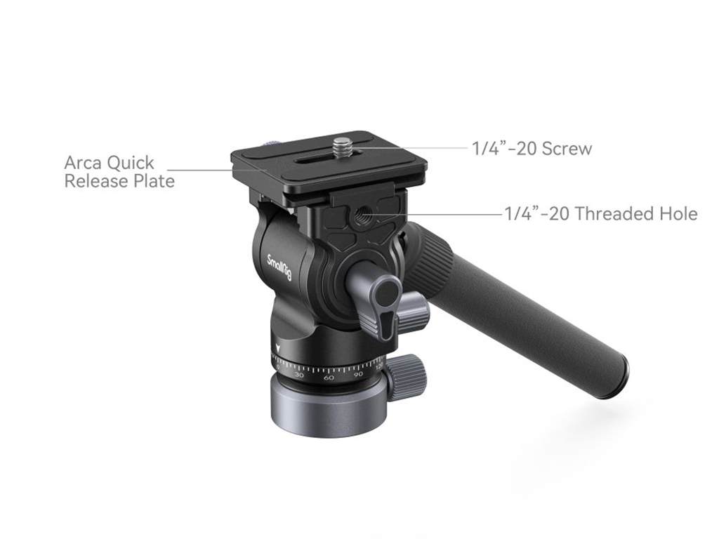 SmallRig 4170 CH20 4kg Taşıma Kapasiteli Video Tripod Başlığı