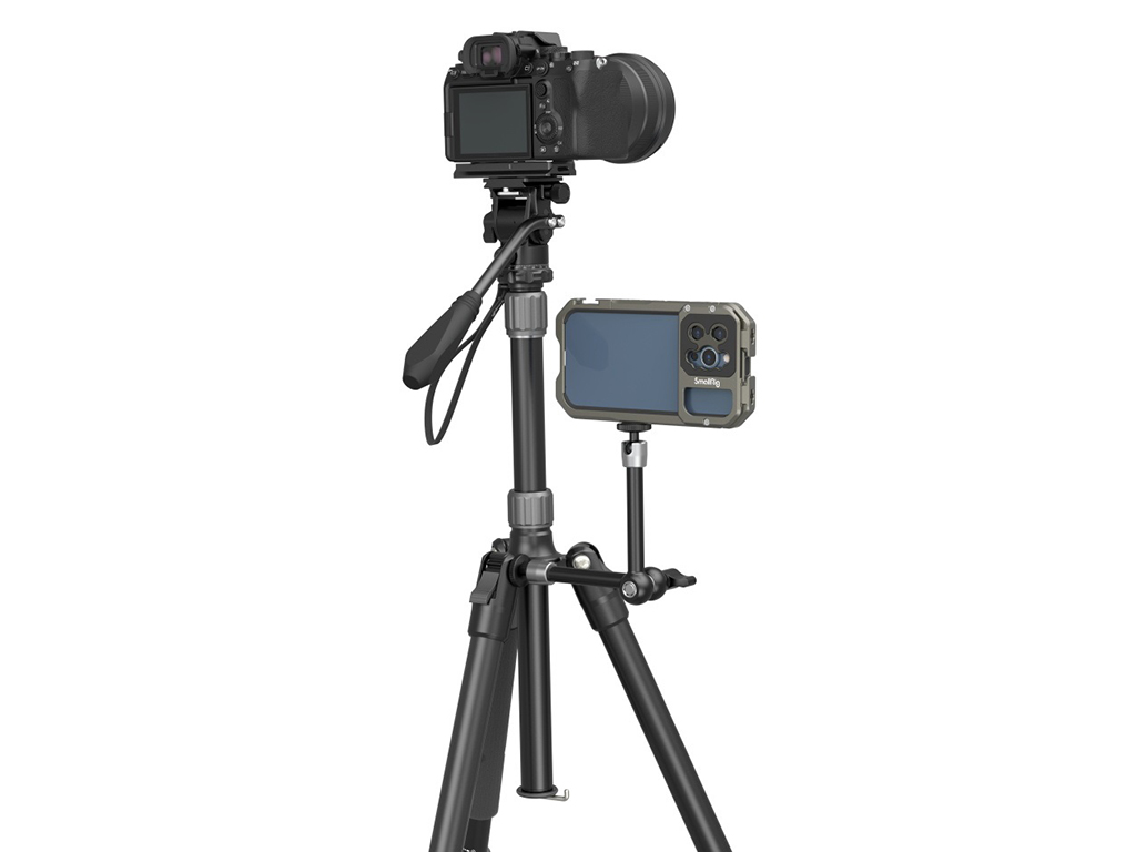 SmallRig 3760 CT180 Alüminyum 15kg Taşıma Kapasiteli Video Tripodu 180cm Maksimum Uzunluk