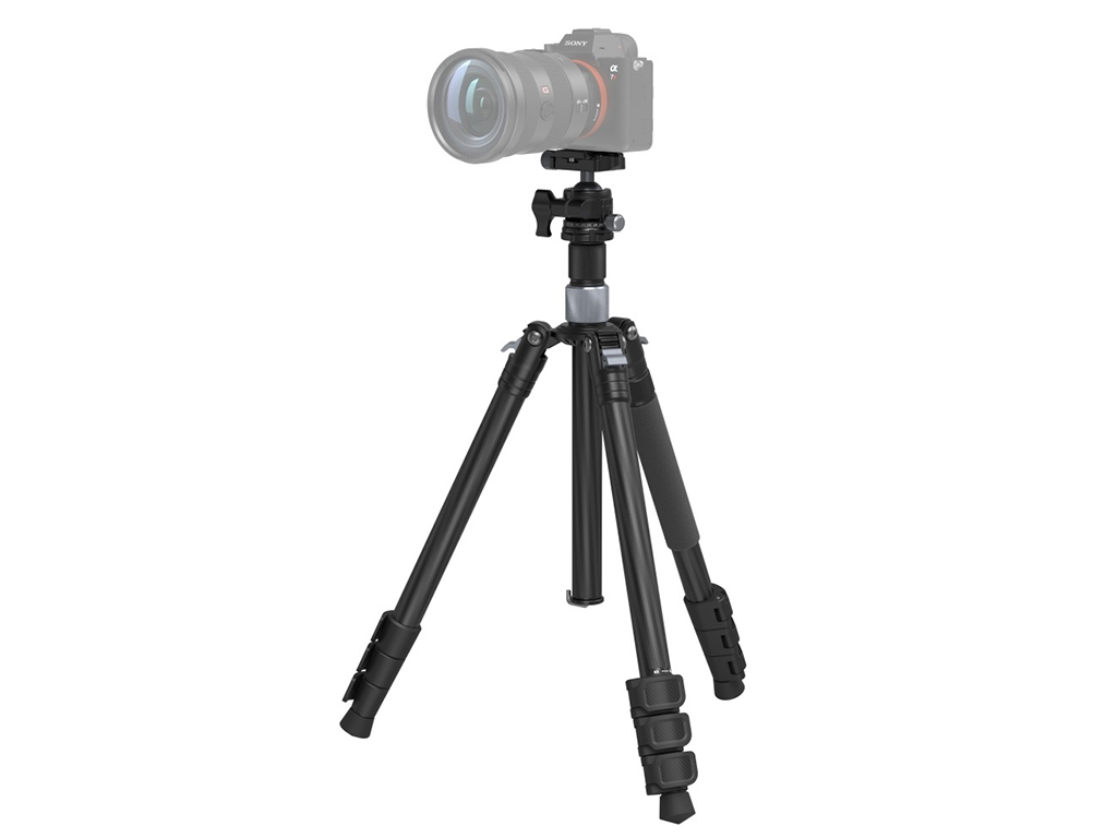 SmallRig 4059 AP-20 Karbon Fiber 12kg Taşıma Kapasiteli Fotoğraf Tripodu 158cm Maksimum Uzunluk