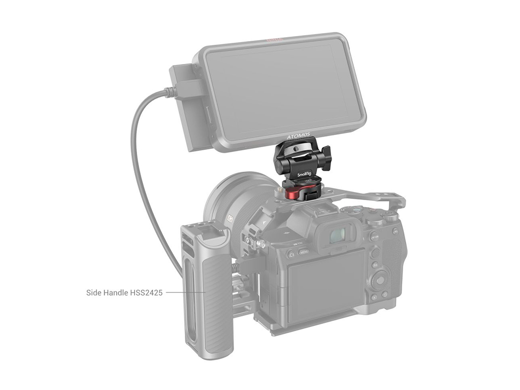 SmallRig 2906B Nato Özellikli Monitör Bağlantı Aparatı