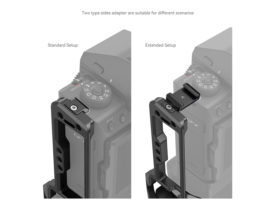 SmallRig 4203 Fujifilm GFX100II için Battery Grip Uyumlu L Braket