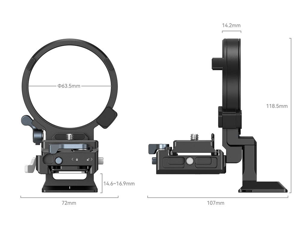 SmallRig 4244 Sony Uyumlu Arca Swiss Yatay Dikey Plate