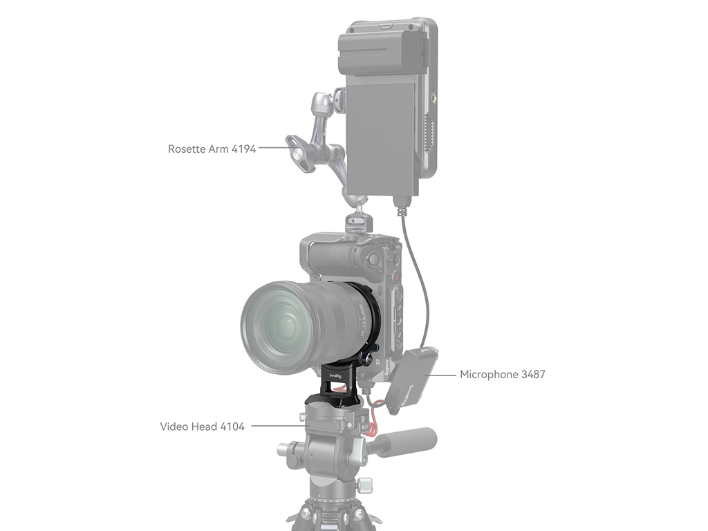 SmallRig 4244 Sony Uyumlu Arca Swiss Yatay Dikey Plate