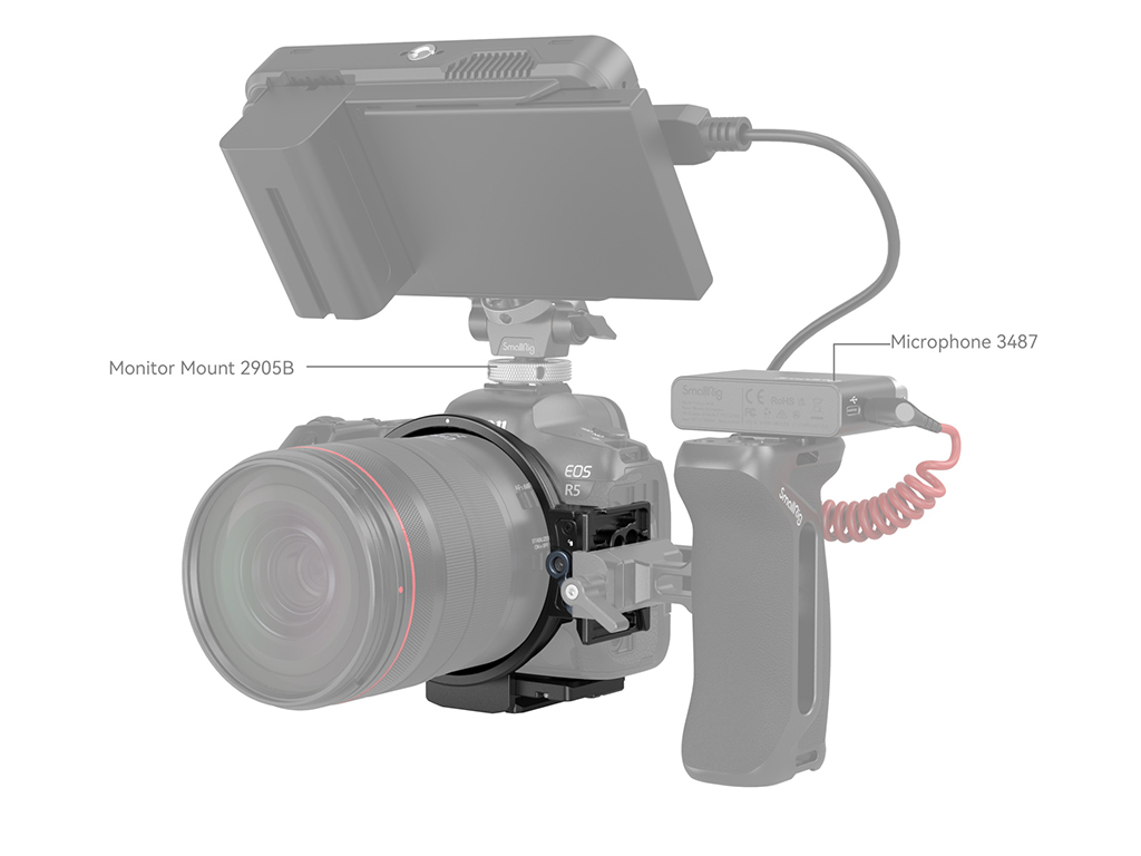 SmallRig 4300 Canon R Serisi Uyumlu Yatay Dikey Dönebilen Montaj Plaka Kiti
