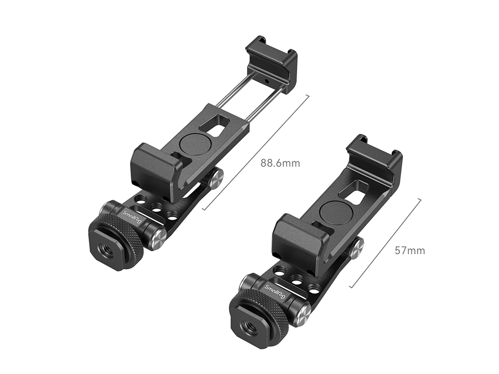 SmallRig 4382 Cold Shoe Bağlantılı Metal Telefon Tutucu