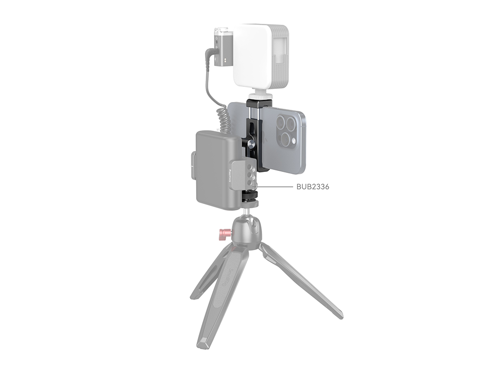 SmallRig 4382 Cold Shoe Bağlantılı Metal Telefon Tutucu