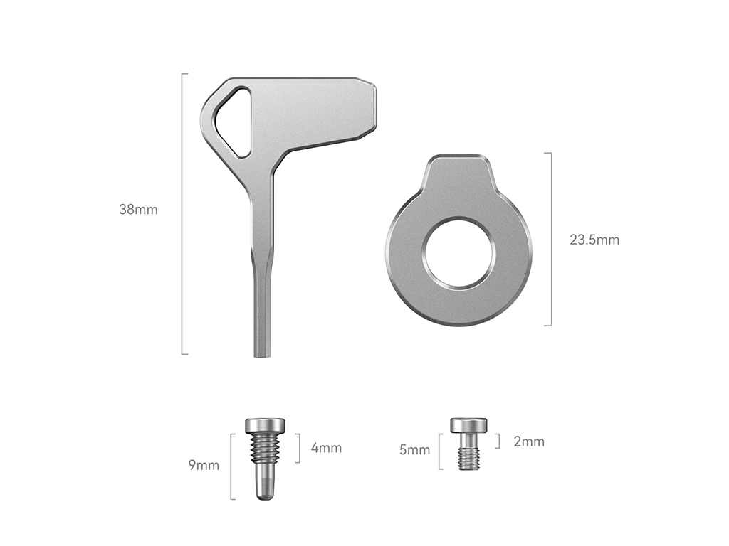 SmallRig 4385 Paslanmaz Vida ve Tornavida Seti