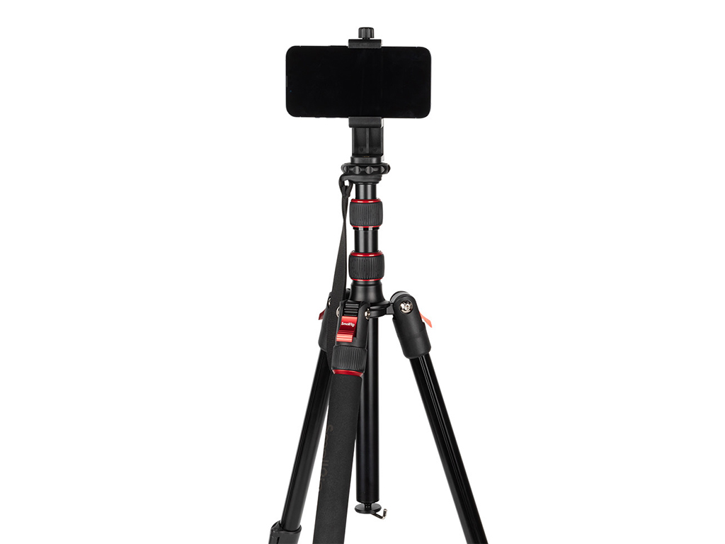 SmallRig 3935 CT-10 Alüminyum 15kg Taşıma Kapasiteli Fotoğraf Tripodu 180cm Maksimum Uzunluk - Monopod Özelliği