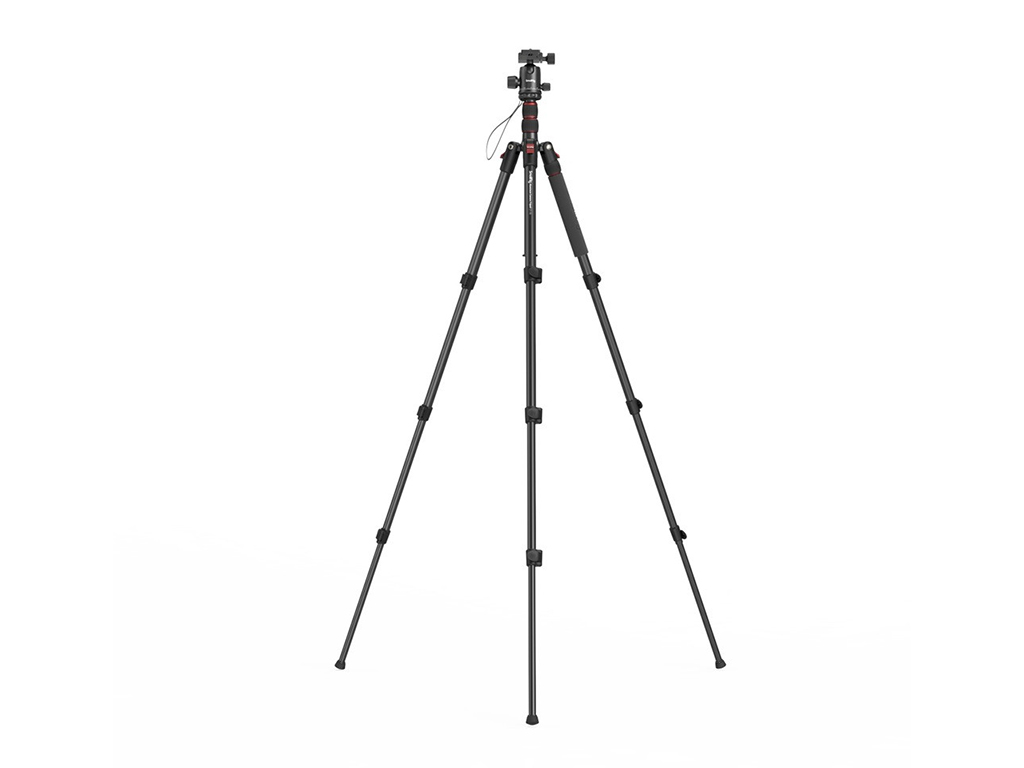 SmallRig 3935 CT-10 Alüminyum 15kg Taşıma Kapasiteli Fotoğraf Tripodu 180cm Maksimum Uzunluk - Monopod Özelliği