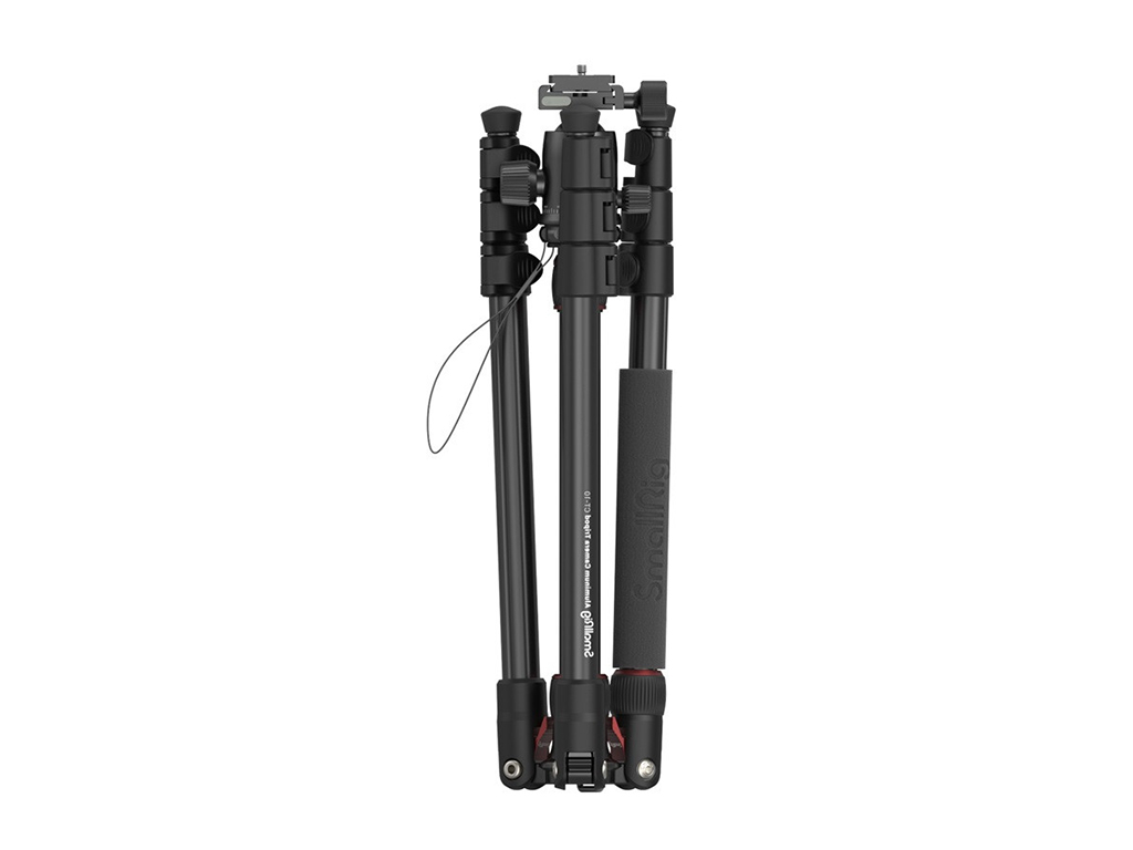 SmallRig 3935 CT-10 Alüminyum 15kg Taşıma Kapasiteli Fotoğraf Tripodu 180cm Maksimum Uzunluk - Monopod Özelliği