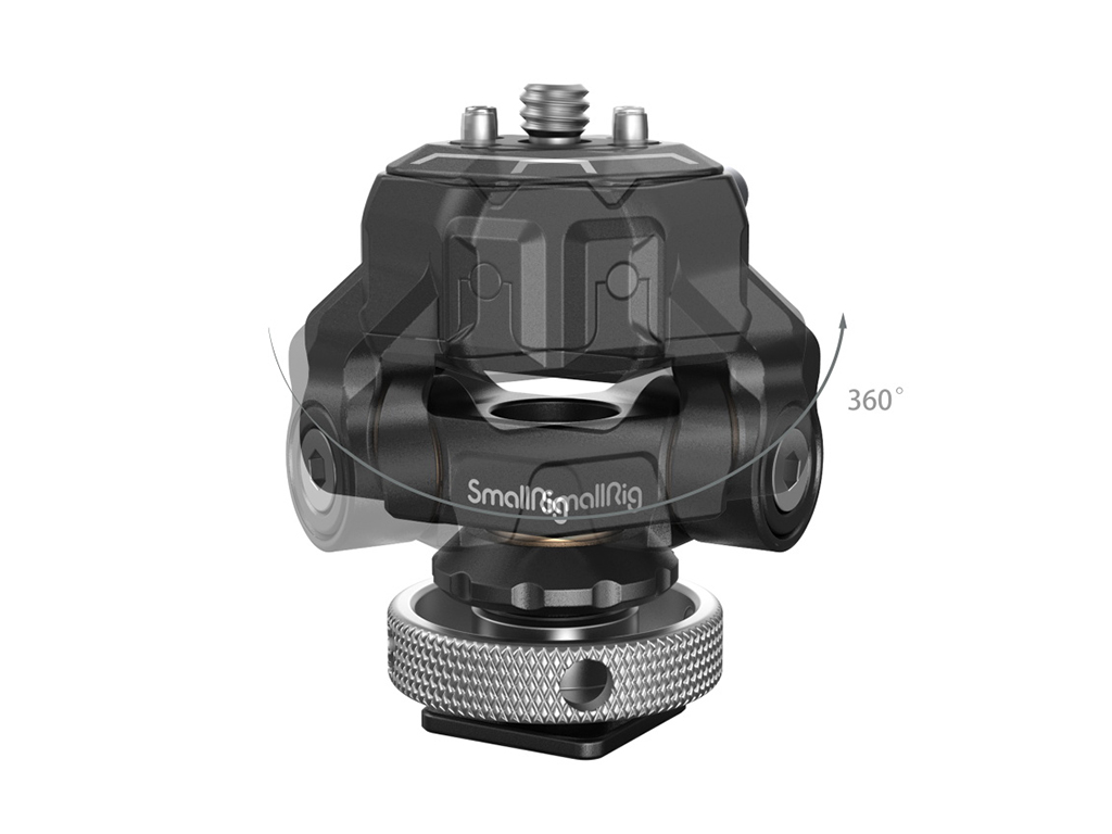 SmallRig 3514C Cold Shoe Yuvalı Hawklock Monitör Montaj Aparatı