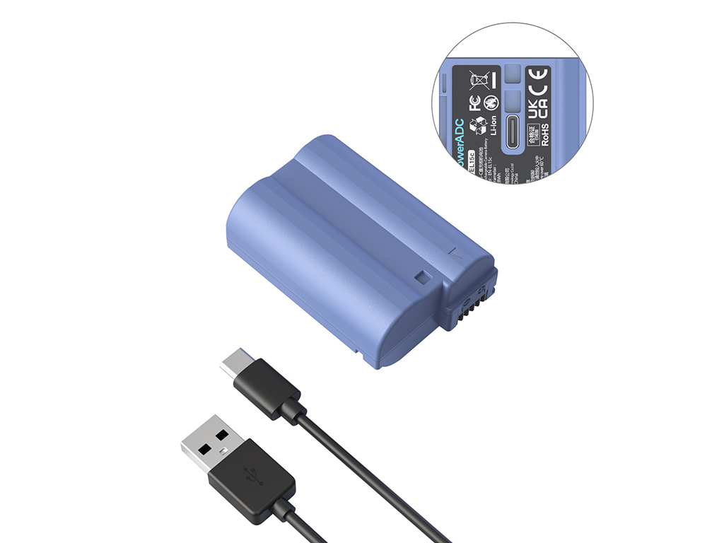 SmallRig 4332 Nikon EN-EL15C USB-C Batarya