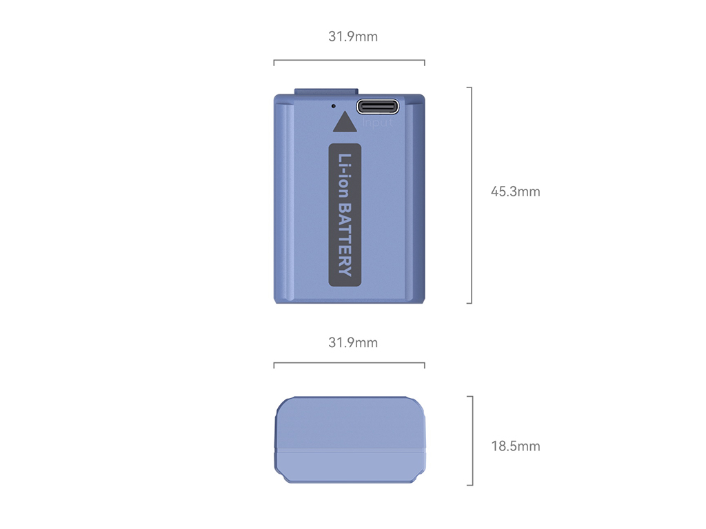 SmallRig 4330 Sony NP-FW50 USB-C Batarya