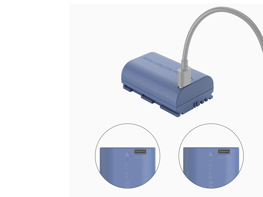 SmallRig 4264 Canon LP-E6NH USB-C Batarya