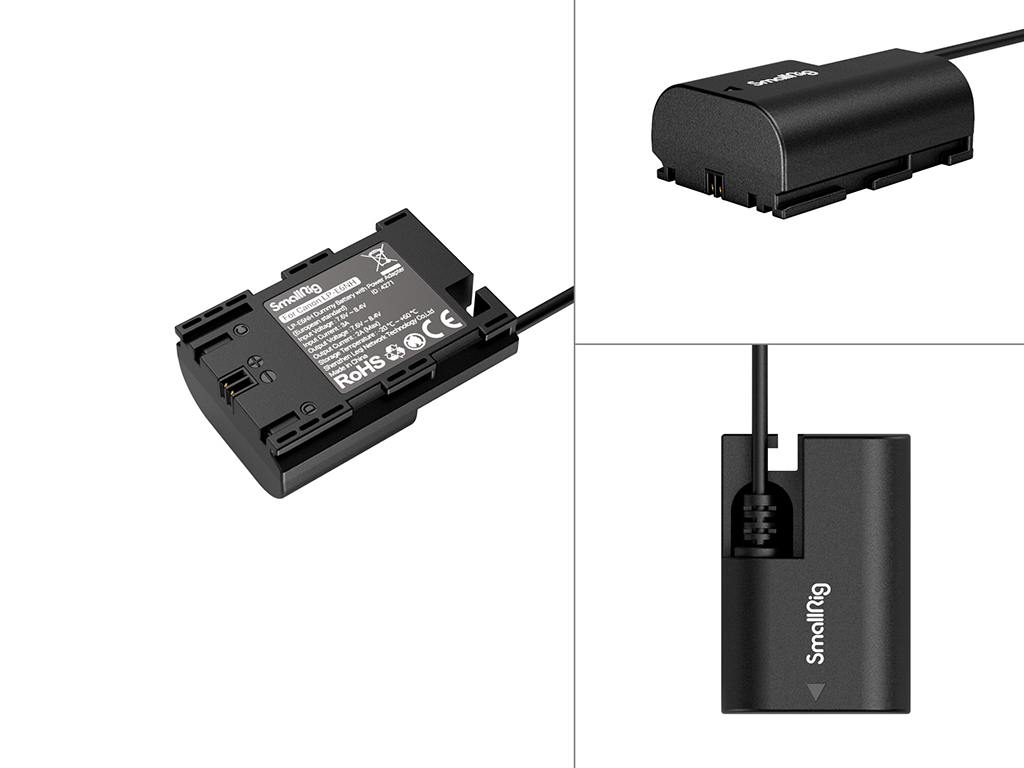 SmallRig 4271 LP-E6NH Dummy Pil ve Güç Adaptörü