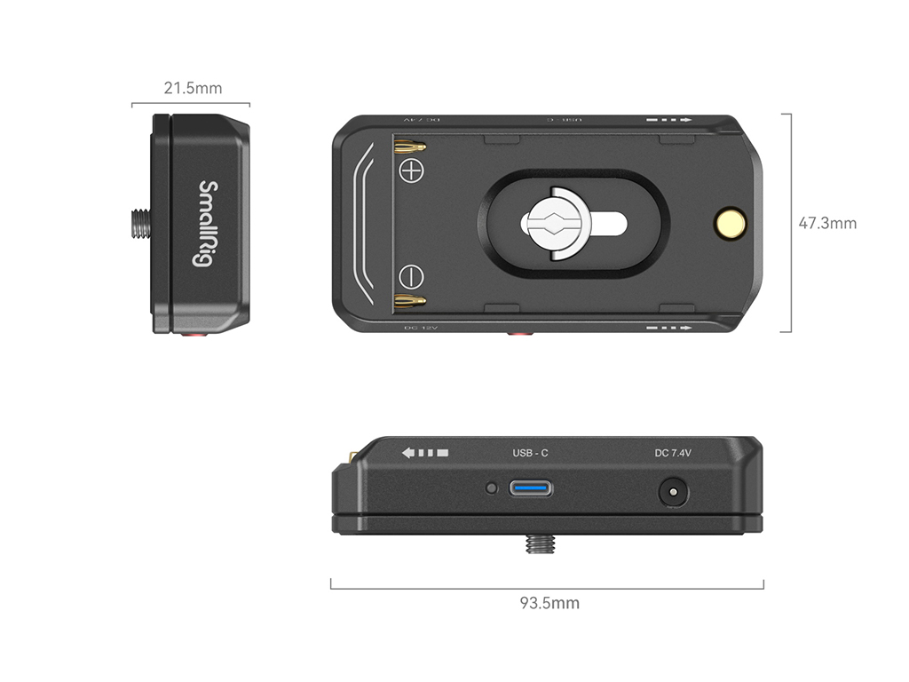 SmallRig 4341 NP-F Plate ve NP-FZ100 Dummy Kablo Kit