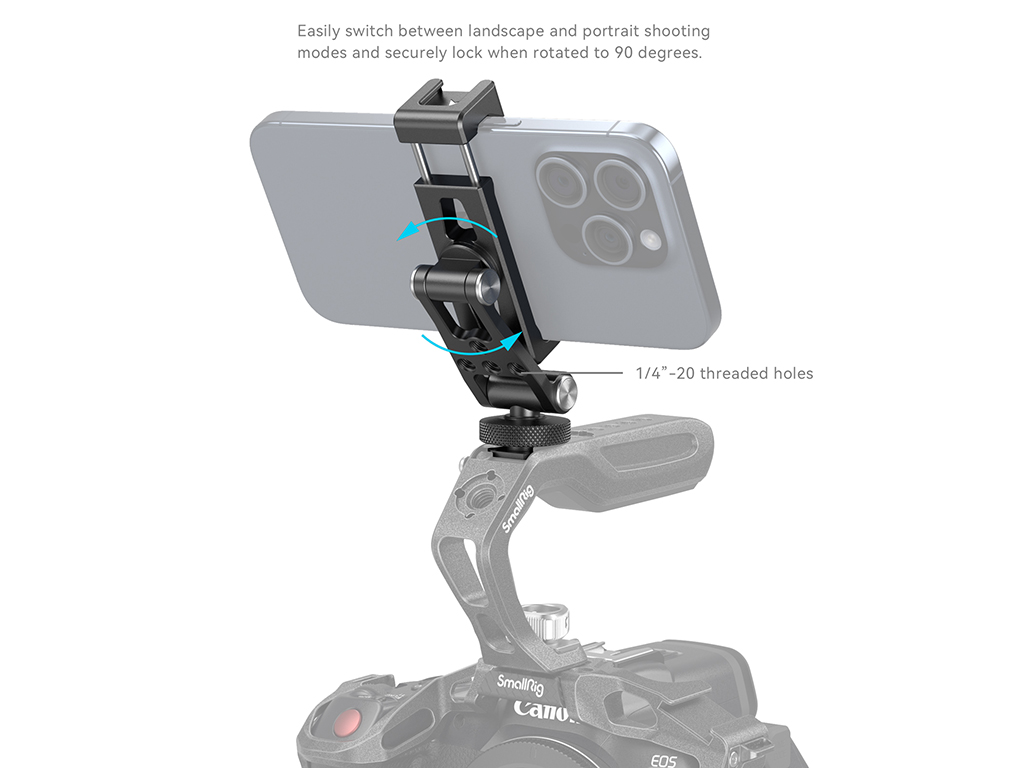 SmallRig 4301 DJI Gimballer için Telefon Tutucu RS 2, RS 3, RS 3 Mini, RS 3 Pro, RSC 2, Ronin SC, RONIN-S, RS 4, RS 4 Pro