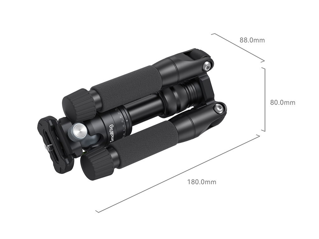 SmallRig 4289 VT-20 Alüminyum 6kg Taşıma Kapasiteli Masaüstü Tripodu 52cm Maksimum Uzunluk