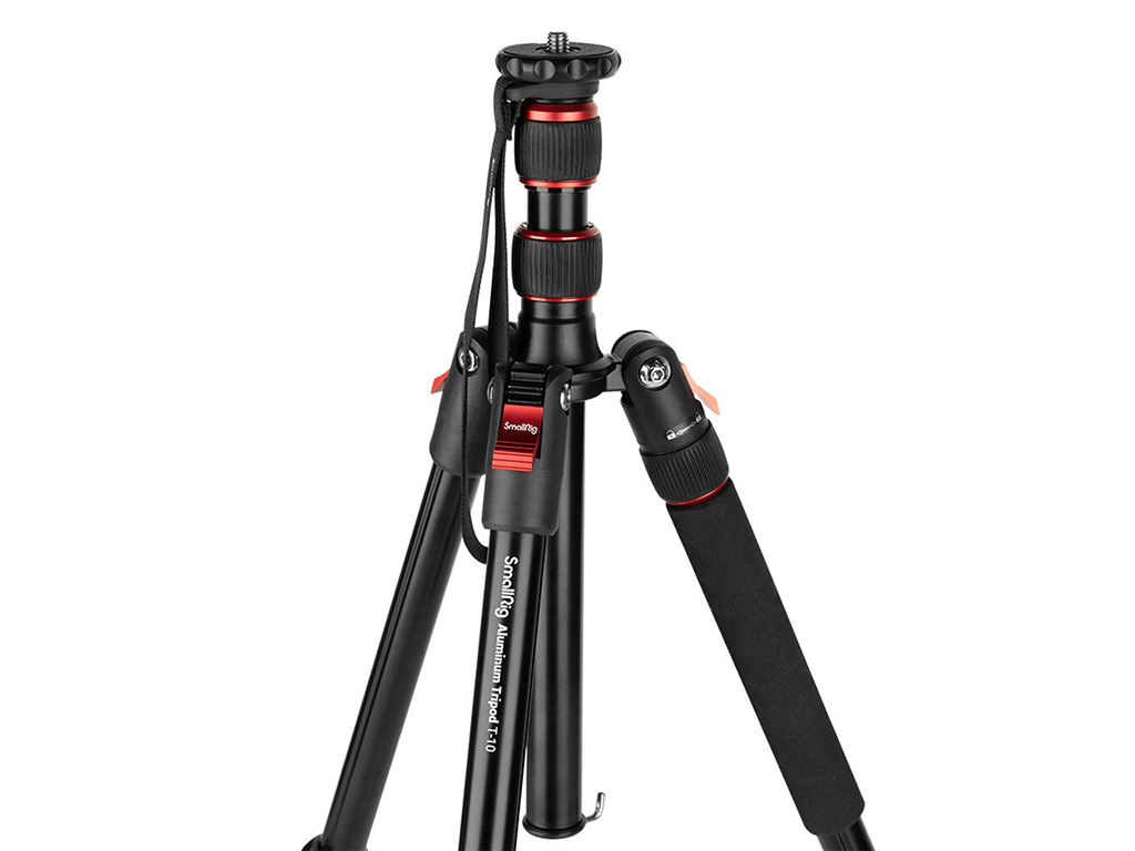 SmallRig 3983 T-10 Başlıksız 15kg Taşıma Kapasiteli Fotoğraf Tripodu 170cm Maksimum Uzunluk