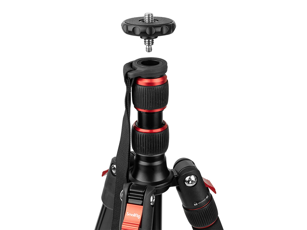 SmallRig 3983 T-10 Başlıksız 15kg Taşıma Kapasiteli Fotoğraf Tripodu 170cm Maksimum Uzunluk