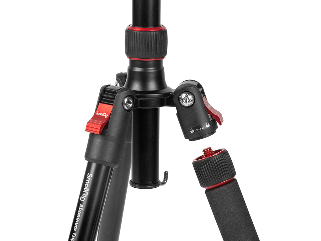 SmallRig 3983 T-10 Başlıksız 15kg Taşıma Kapasiteli Fotoğraf Tripodu 170cm Maksimum Uzunluk