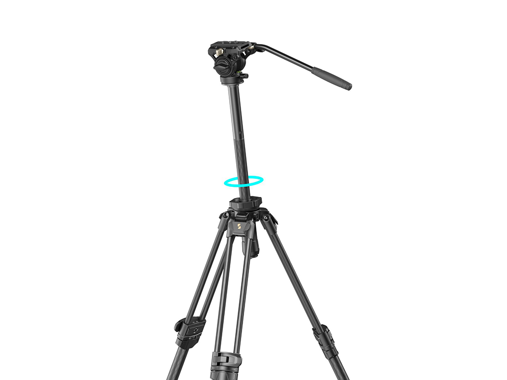 SmallRig 4420 AD-50 Karbon Fiber 15kg Taşıma Kapasiteli Video Tripodu 151cm Maksimum Uzunluk