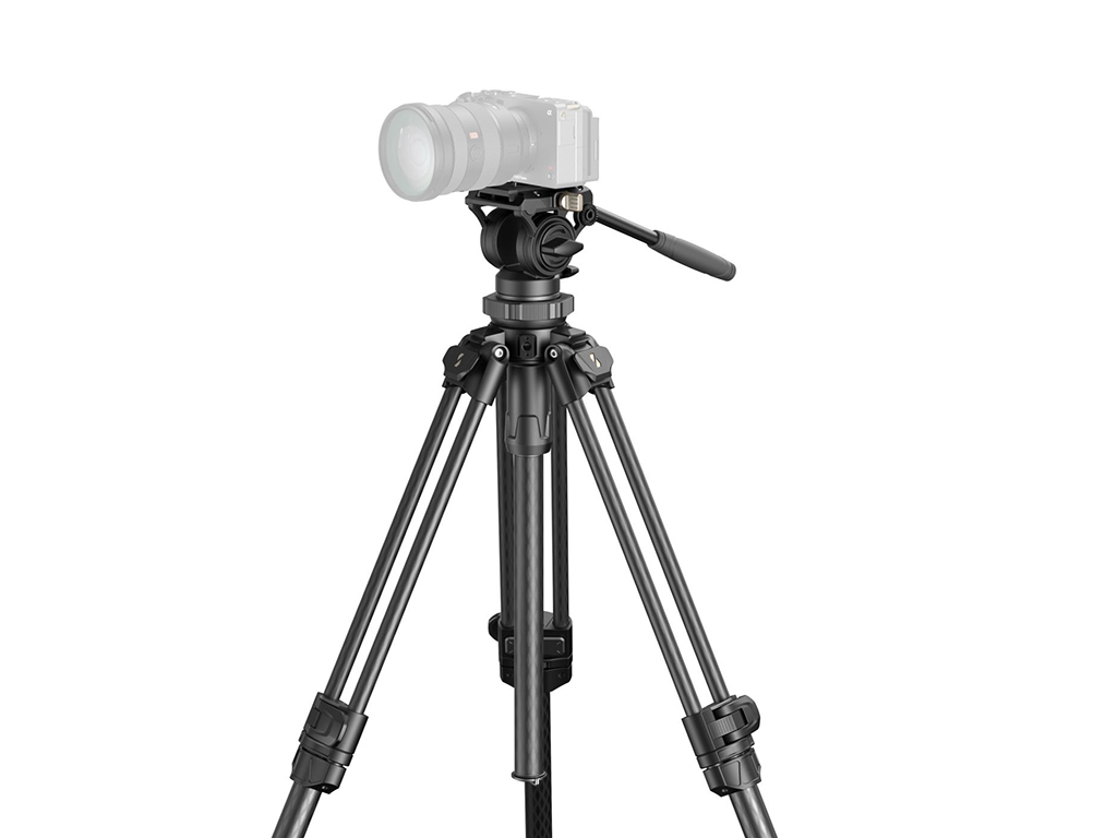 SmallRig 4420 AD-50 Karbon Fiber 15kg Taşıma Kapasiteli Video Tripodu 151cm Maksimum Uzunluk