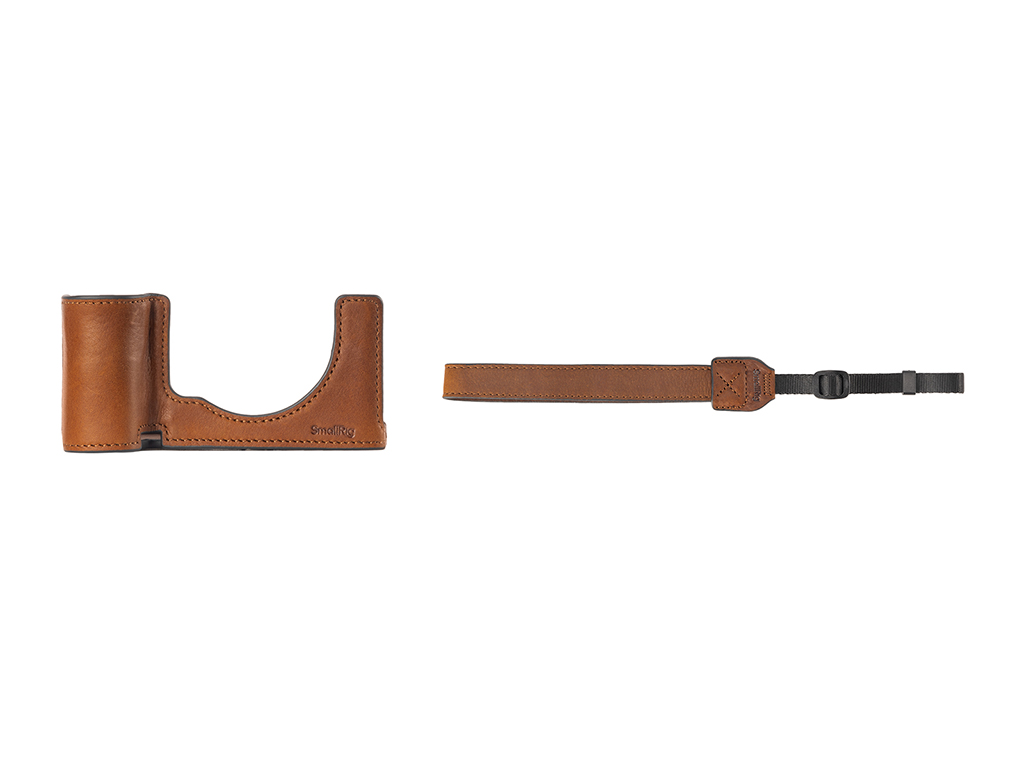 SmallRig 5015 Sony A7C II / A7CR Uyumlu Kahverengi Deri Kılıf ve Askı
