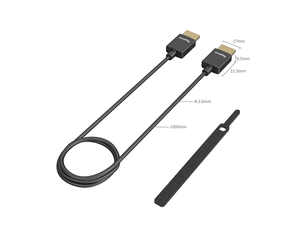 SmallRig 4794 100cm Ultra Slim 4K HDMI Kablo (A-A) HDMI to HDMI