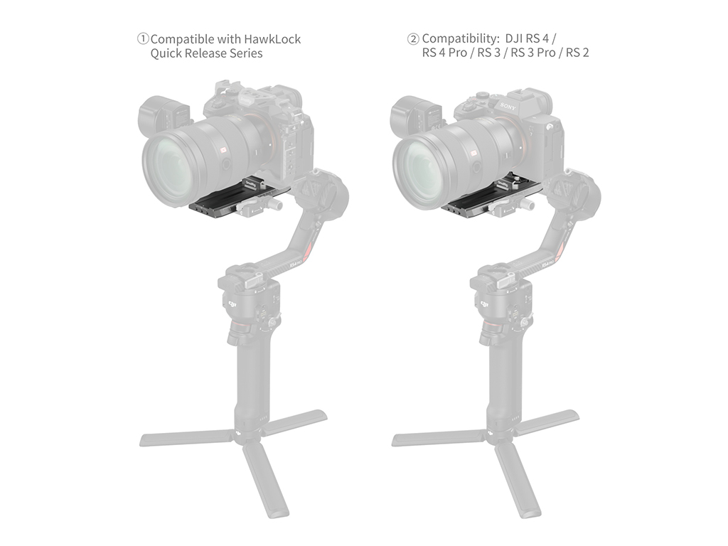 SmallRig 4638 DJI Gimbal Uyumlu Arca Swiss Hızlı Plate