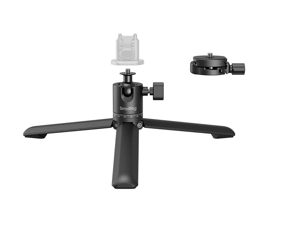 SmallRig 4630 Arca-Swiss 5kg Taşıma Kapasiteli Masaüstü Tripodu 11.3cm Çalışma Yüksekliği