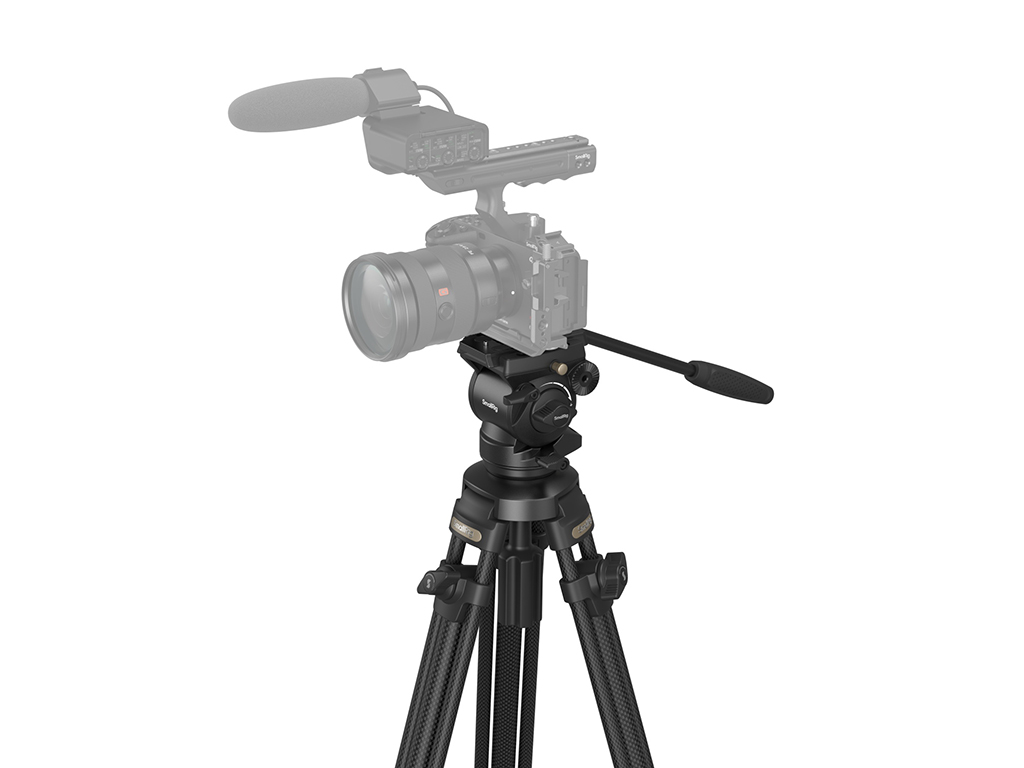 SmallRig 4685 AD-50 Karbon Fiber 6kg Taşıma Kapasiteli Video Tripodu 163cm Maksimum Uzunluk