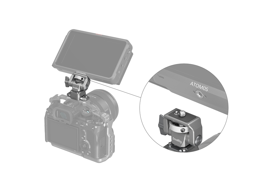 SmallRig 4487 Nato Bağlantılı Hawklock Monitör Tutucu
