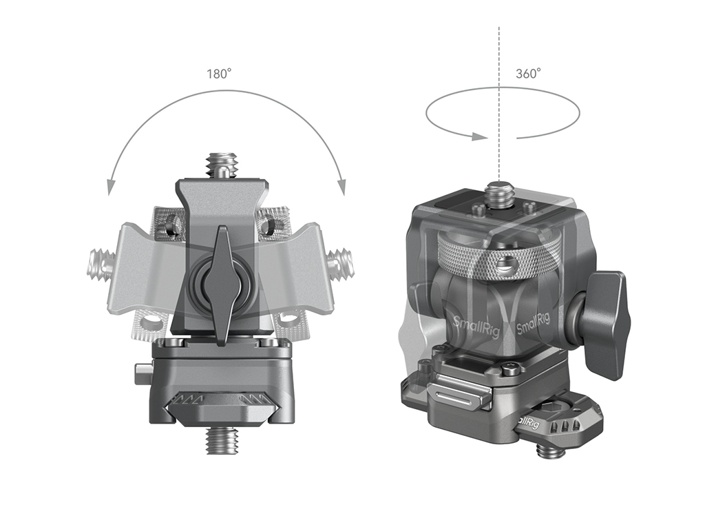 SmallRig 4487 Nato Bağlantılı Hawklock Monitör Tutucu