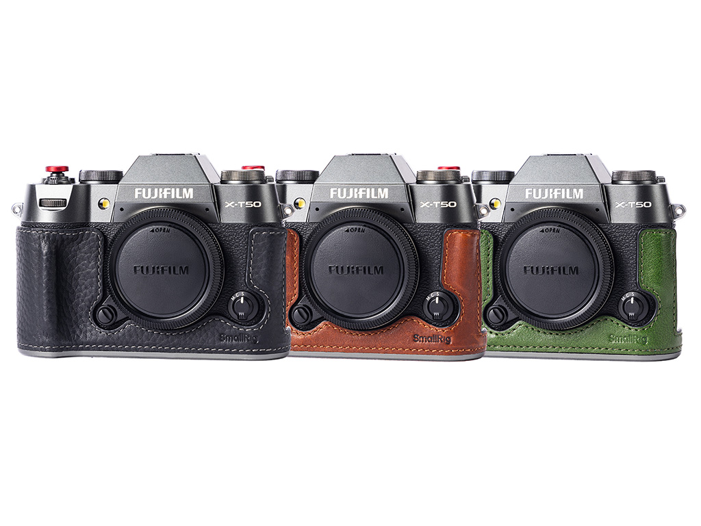 SmallRig 4709 Fujifilm X-T50 Uyumlu Siyah Deri Kılıf