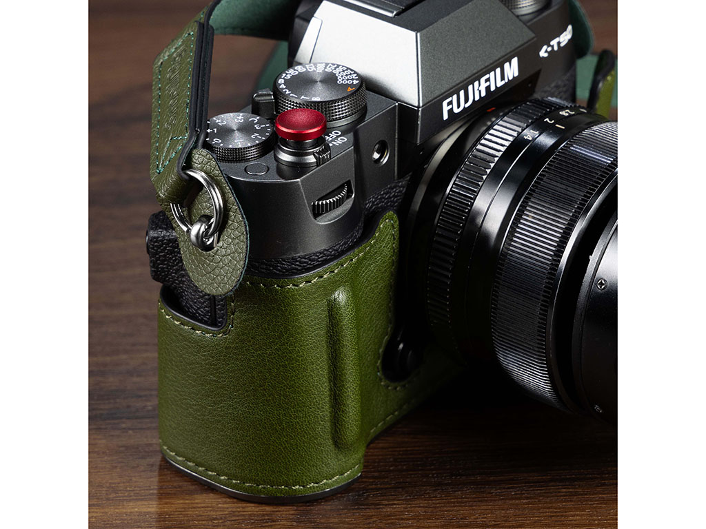 SmallRig 4711 Fujifilm X-T50 Uyumlu Yeşil Deri Kılıf