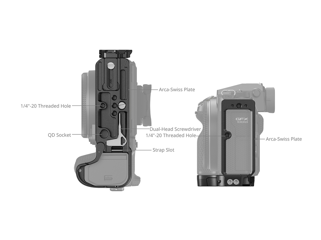 SmallRig 4716 GFX100S II Uyumlu L Braket