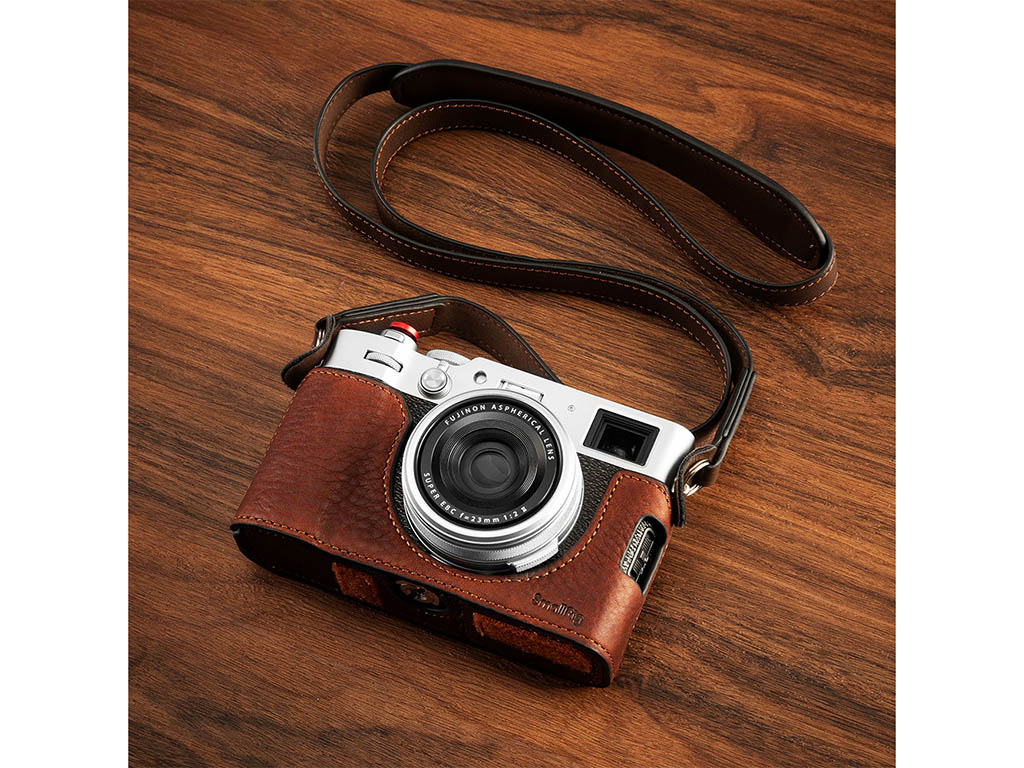 SmallRig 4699 Fujifilm X100VI Uyumlu Kahverengi Deri Kılıf
