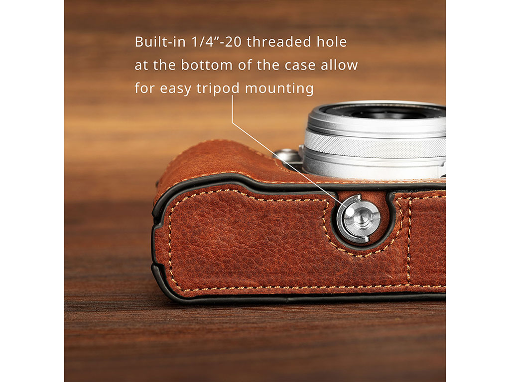 SmallRig 4699 Fujifilm X100VI Uyumlu Kahverengi Deri Kılıf
