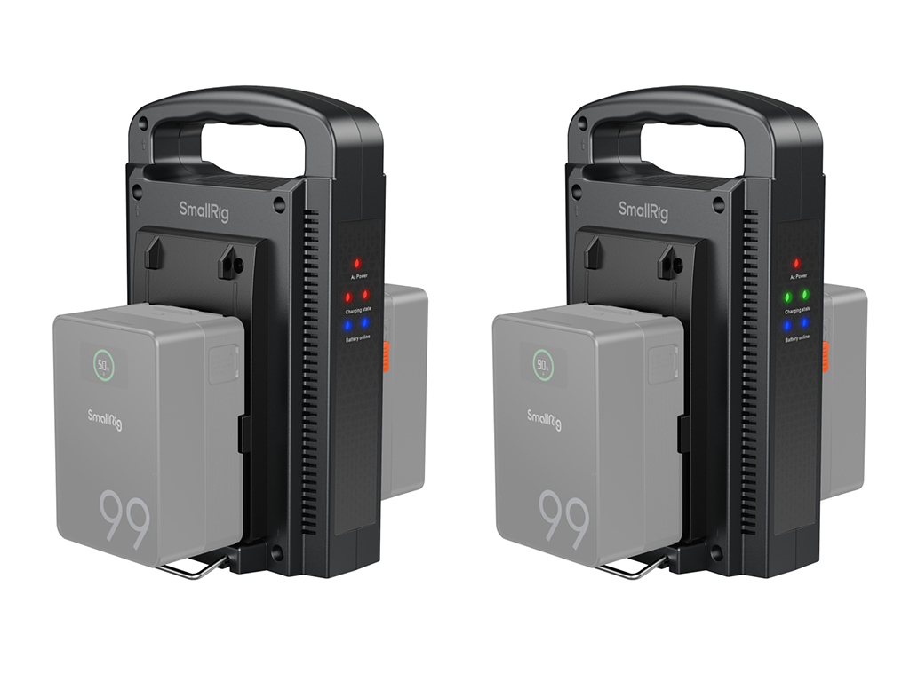 SmallRig 4578 V-Mount Çiftli Şarj Cihazı
