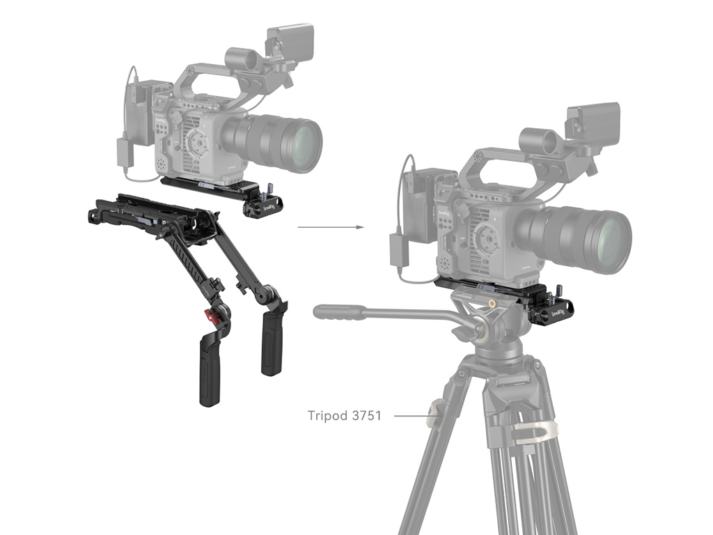 SmallRig 4274 Shoulder Rig Omuz Kiti