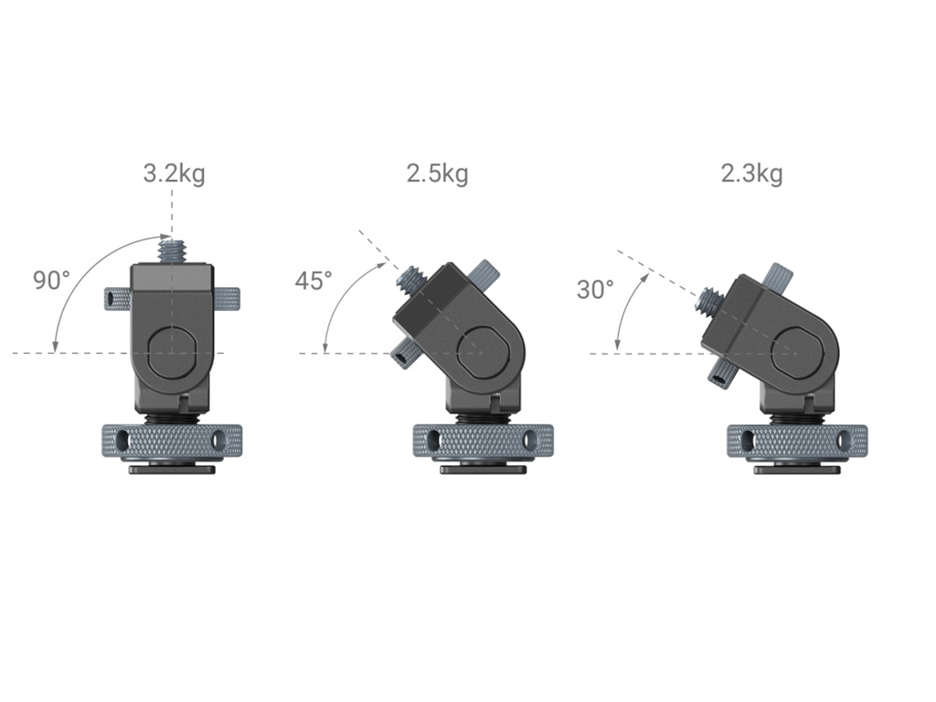 SmallRig 3809 Cold Shoe Yuvalı Monitör Tutucu Aparat