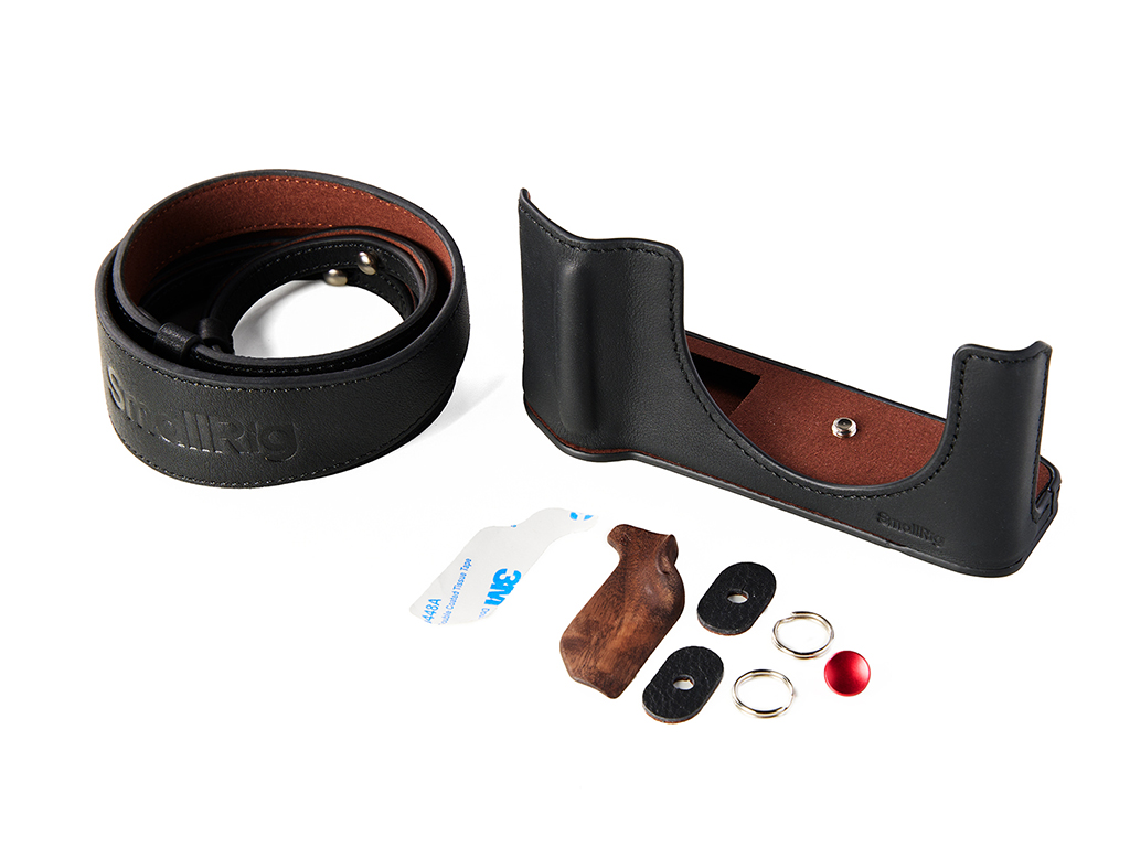 SmallRig 5267 Fujifilm GFX100RF Uyumlu Siyah Yarım Deri Kılıf ve Kayış