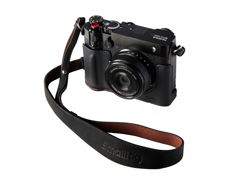 SmallRig 5267 Fujifilm GFX100RF Uyumlu Siyah Yarım Deri Kılıf ve Kayış