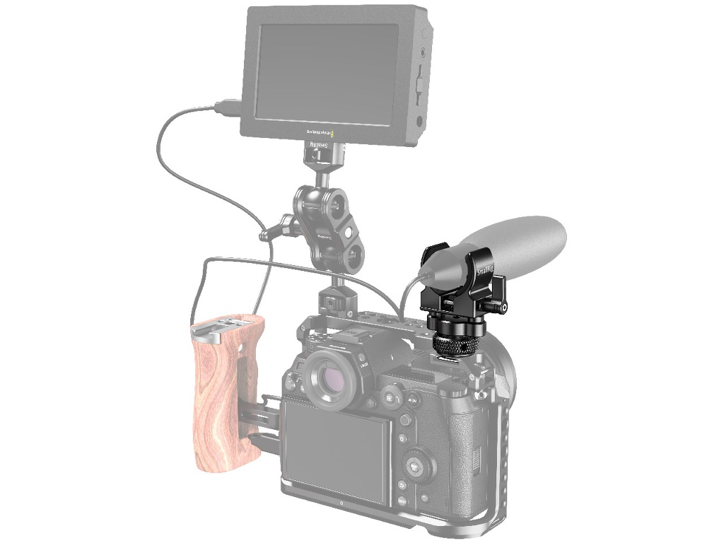 SmallRig BSM2352 Cold Shoe için Shotgun Mikrofon Tutucu