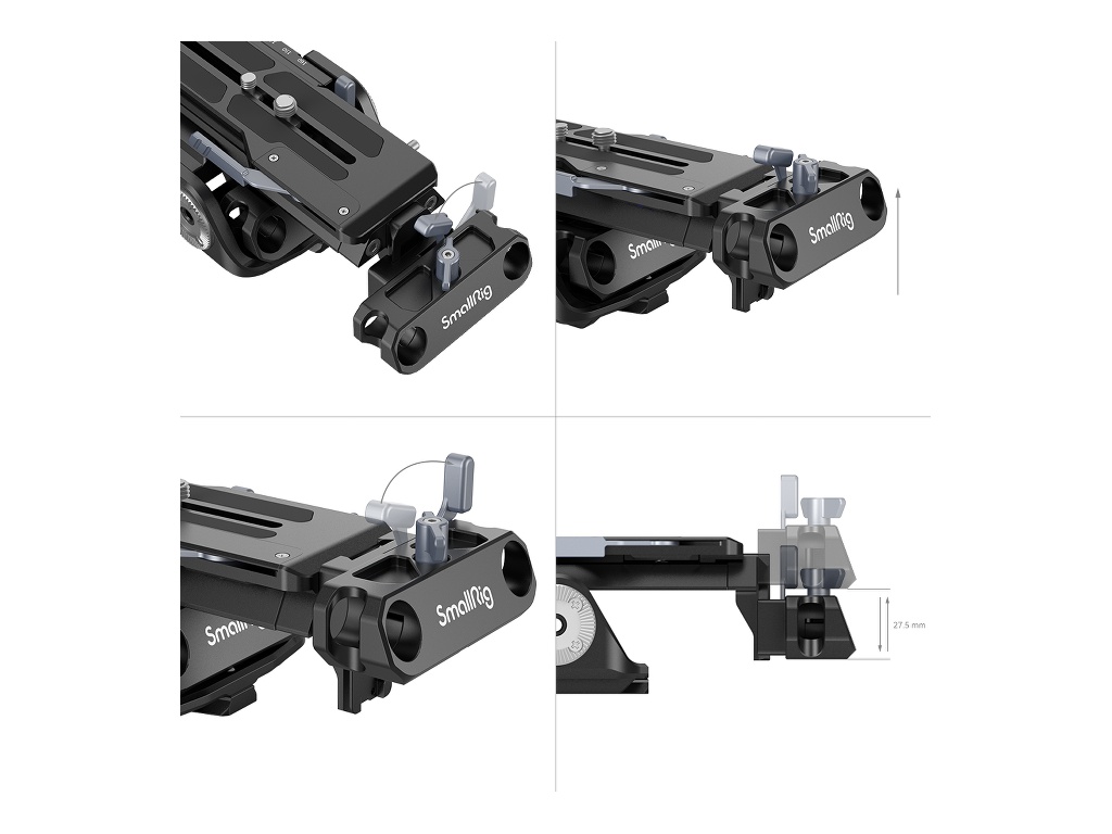 SmallRig 2837C VCT-14 Uyumlu Universal Omuz Pedi