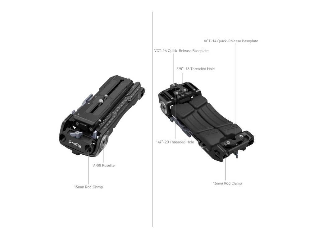 SmallRig 2837C VCT-14 Uyumlu Universal Omuz Pedi
