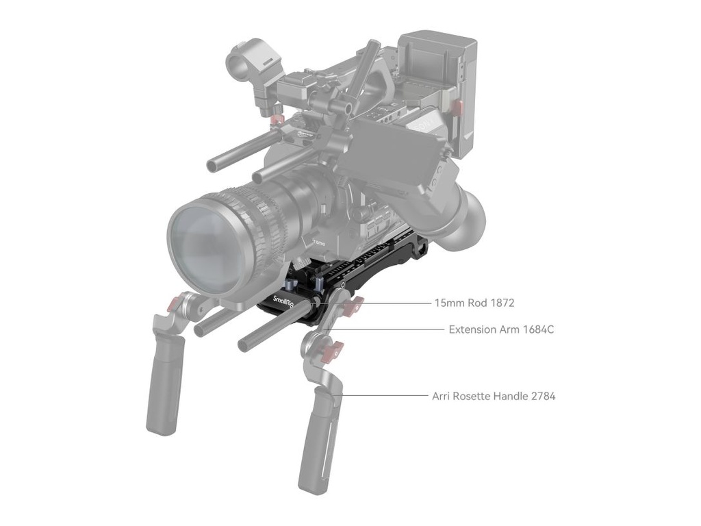 SmallRig 2837C VCT-14 Uyumlu Universal Omuz Pedi